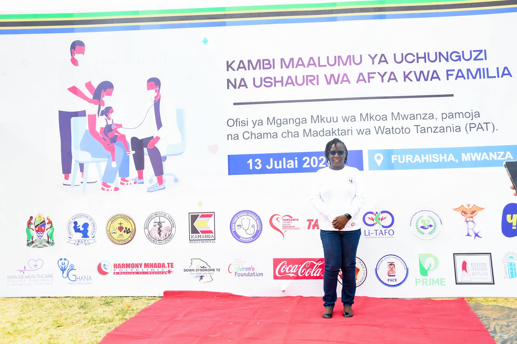 Welcoming families to the camp